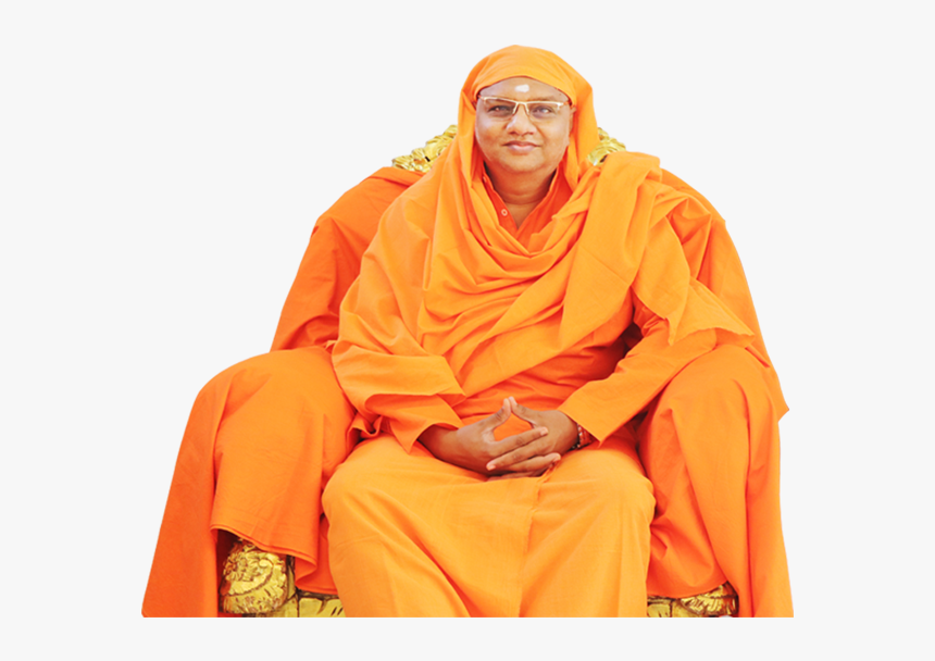 Swami Jagadathmananda Saraswathi Obtained Vedanta Sanyasa - Sitting, HD Png Download