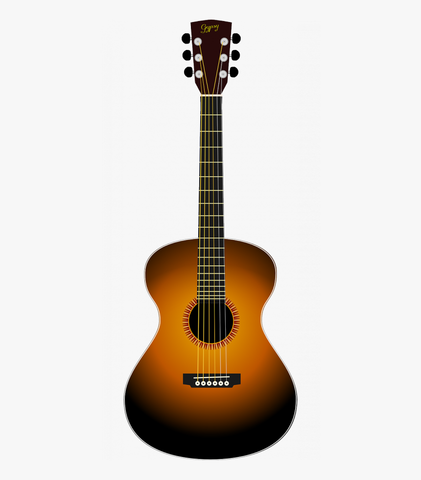 Indian Musical Instruments Png - Acoustic Guitar Clipart, Transparent Png