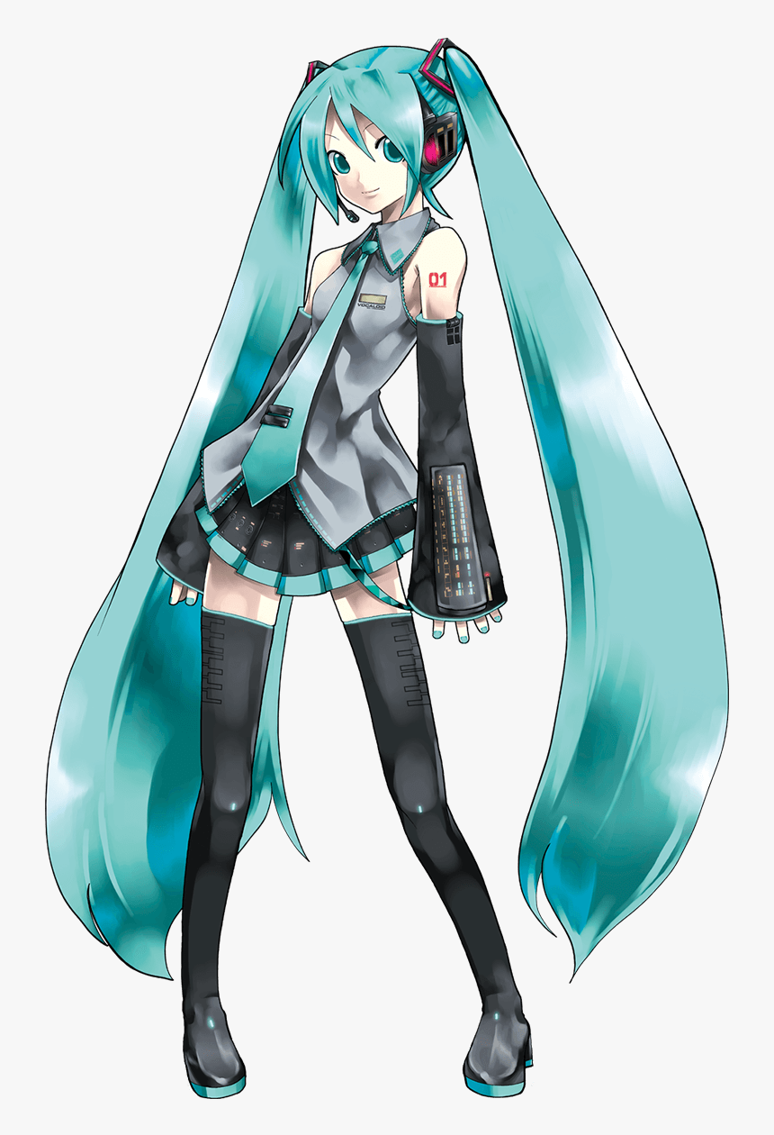 Hatsune Miku Vocaloid Characters, HD Png Download