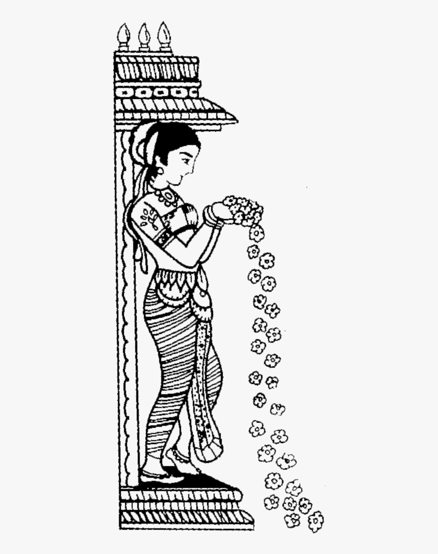 Wedding Clip Art Hindu - Hindu Wedding Banana Clipart Black And White, HD Png Download