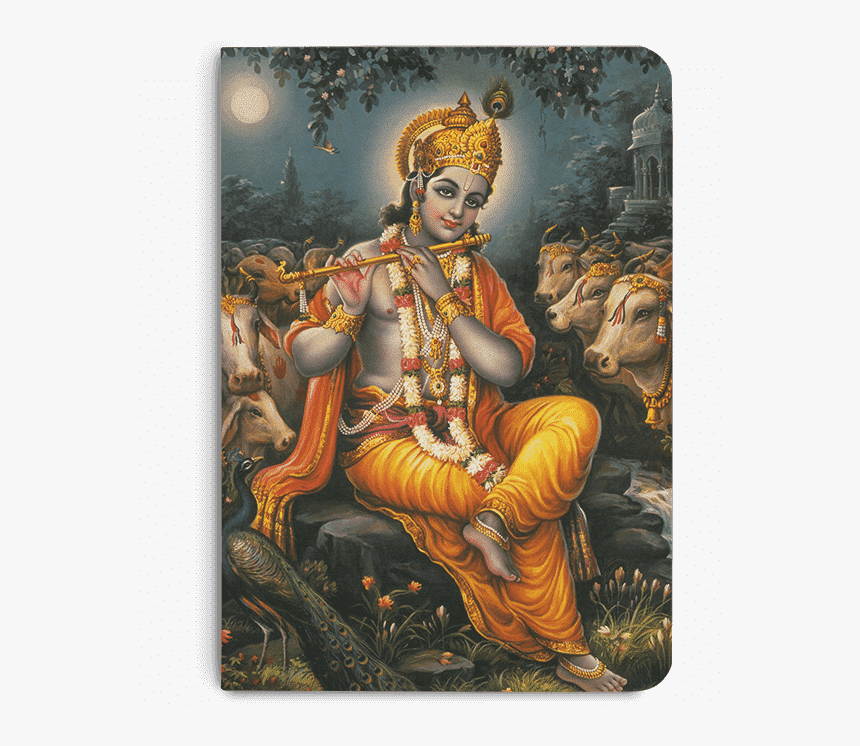 Dailyobjects Indian Mythology Krishna Cows A5 Notebook - Krishan Janmashtami In 2019, HD Png Download