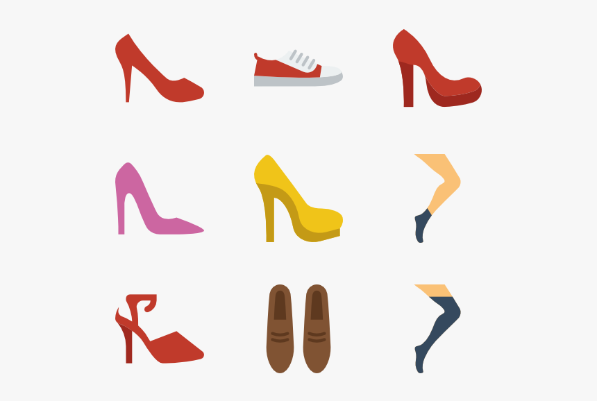Woman Footwear - Women's Shoes Icon Png, Transparent Png