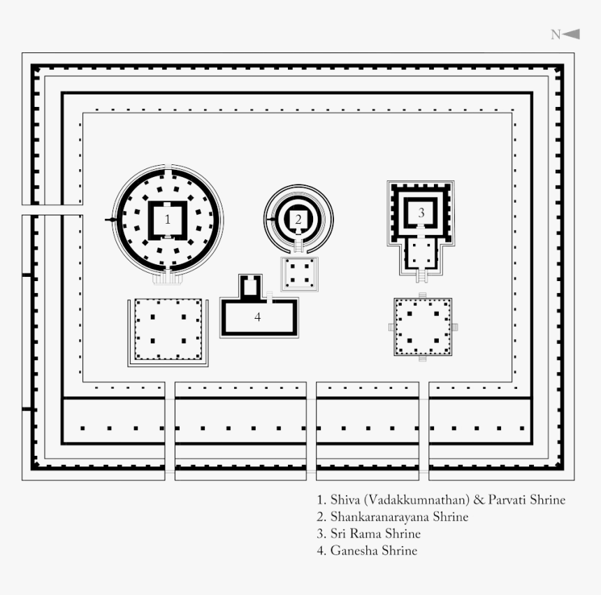 Sree Padmanabhaswamy Temple Plan, HD Png Download