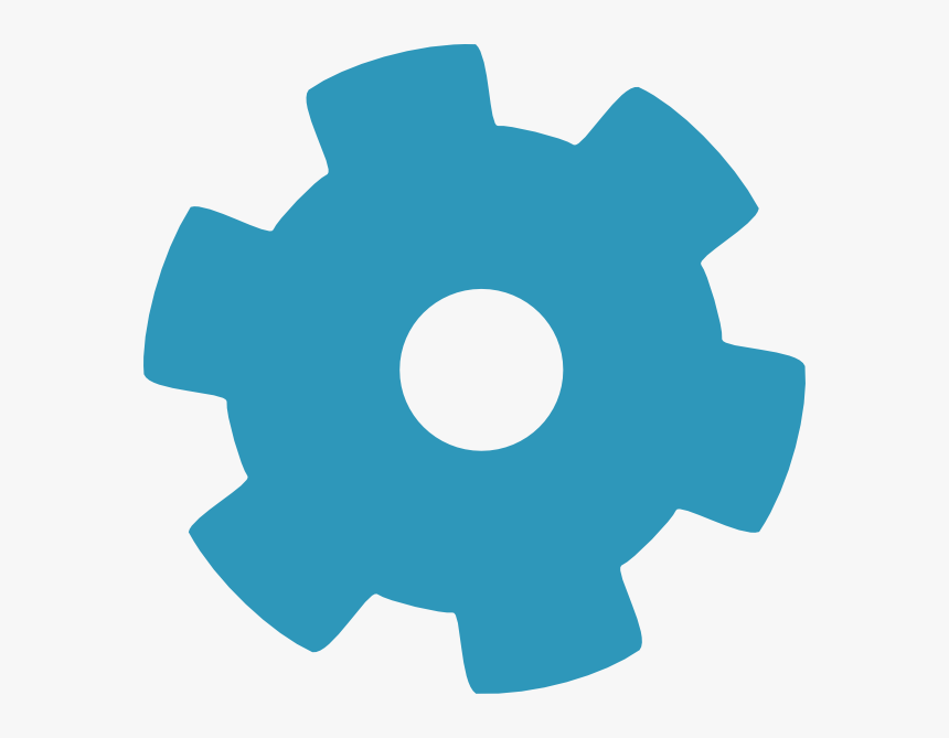 Blue Gear Cog Svg Clip Arts - Setting Cliparts, HD Png Download