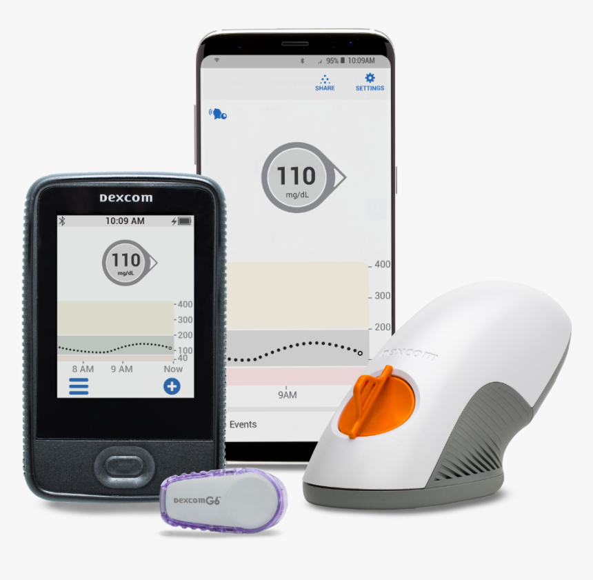 G6 Family With Applicator 1200 V2 - Dexcom G6, HD Png Download