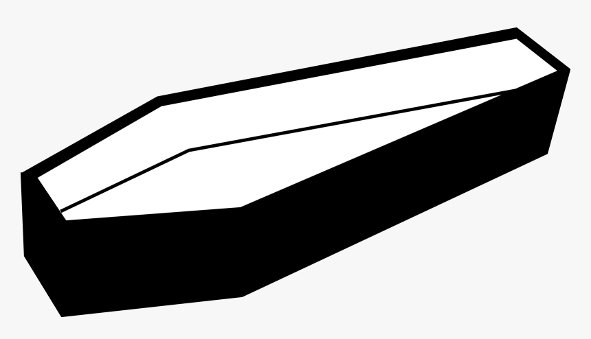 Collection Of Open - Casket Clipart Black And White, HD Png Download