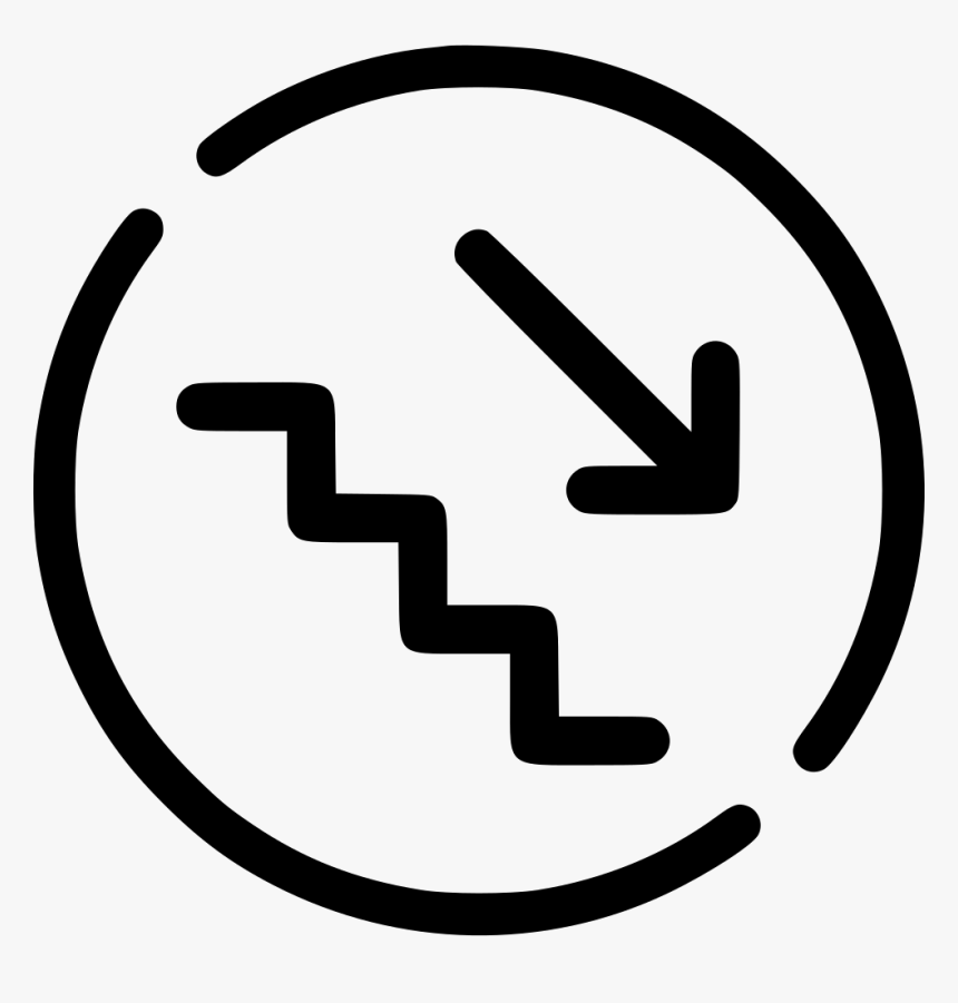 Staircase Right Down - Самые Посещаемые Страны Мира, HD Png Download