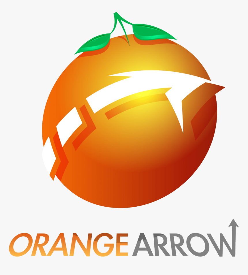 Orange Arrow - Illustration, HD Png Download