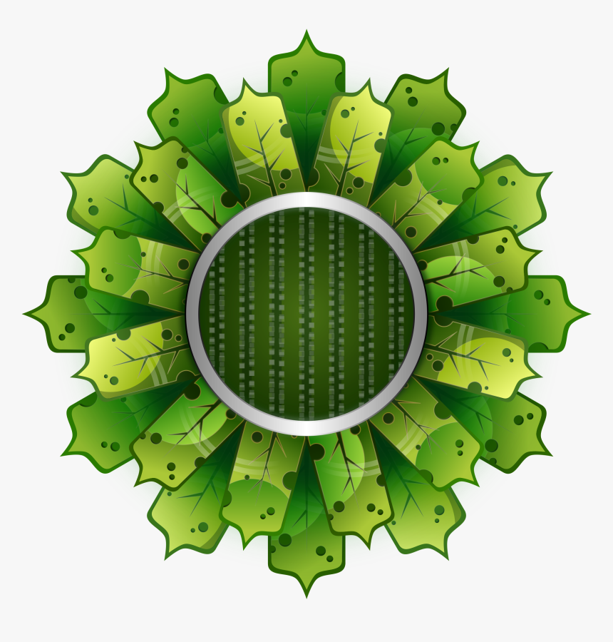 Leaves Frame Clip Arts - 동부 건설 로고 Png, Transparent Png