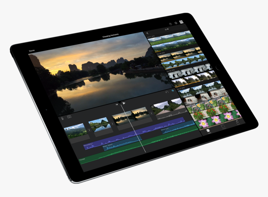 Ipad Pro Adobe Premiere, HD Png Download