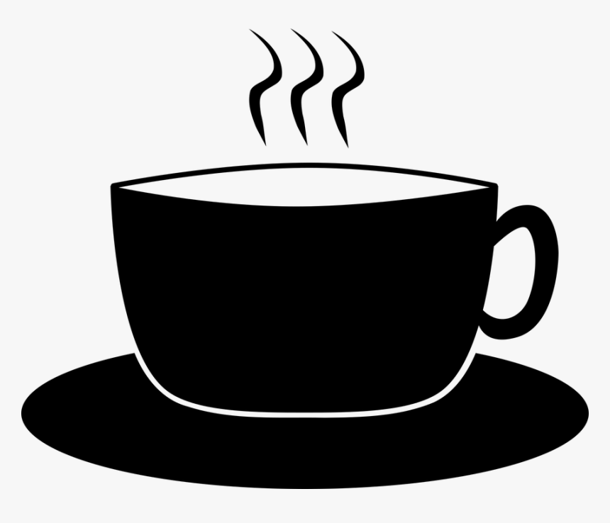 Teacup, Coffee, Tea, Saucer, The Dish, Cafe, Aroma - Cup And Saucer Clip Art, HD Png Download