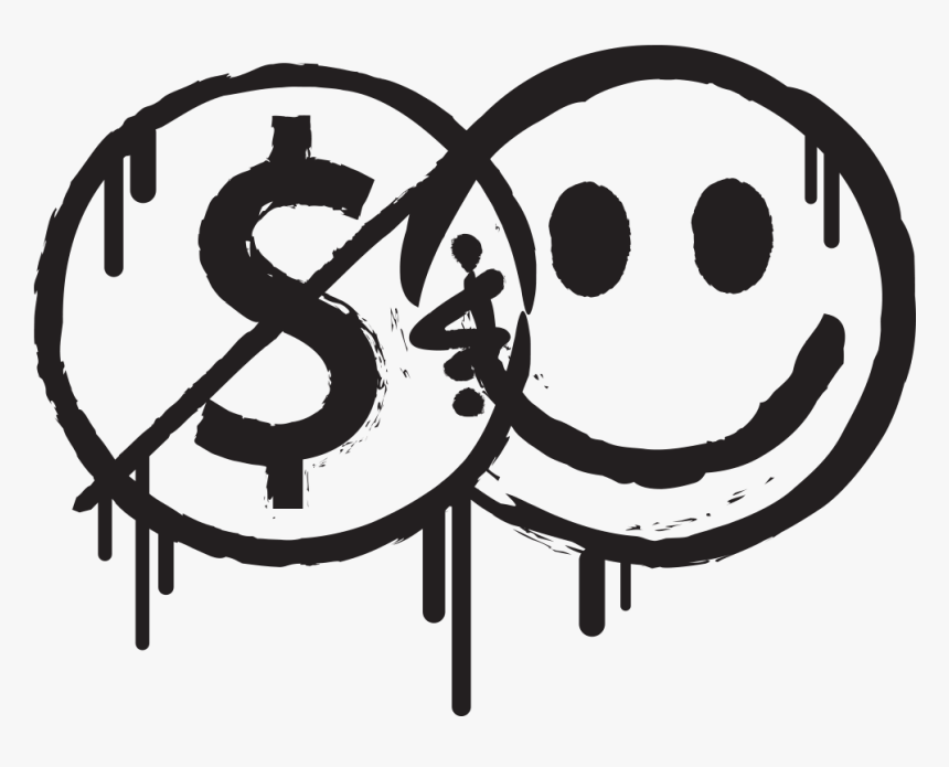 Broke & Happy Logo - Smiley, HD Png Download