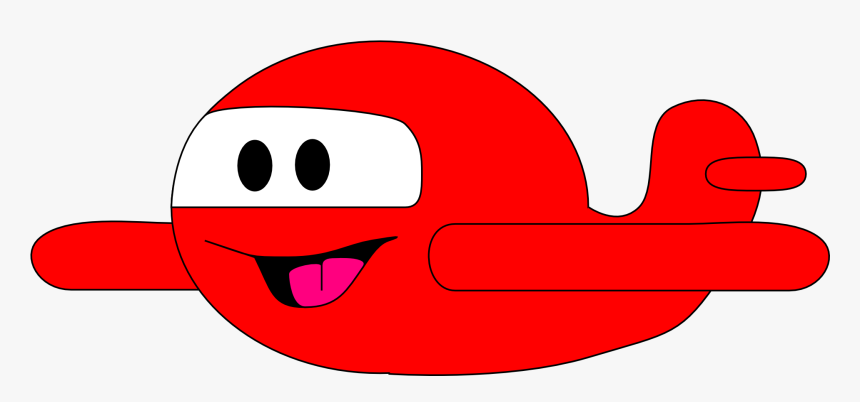 Happy Airplane Clipart, HD Png Download
