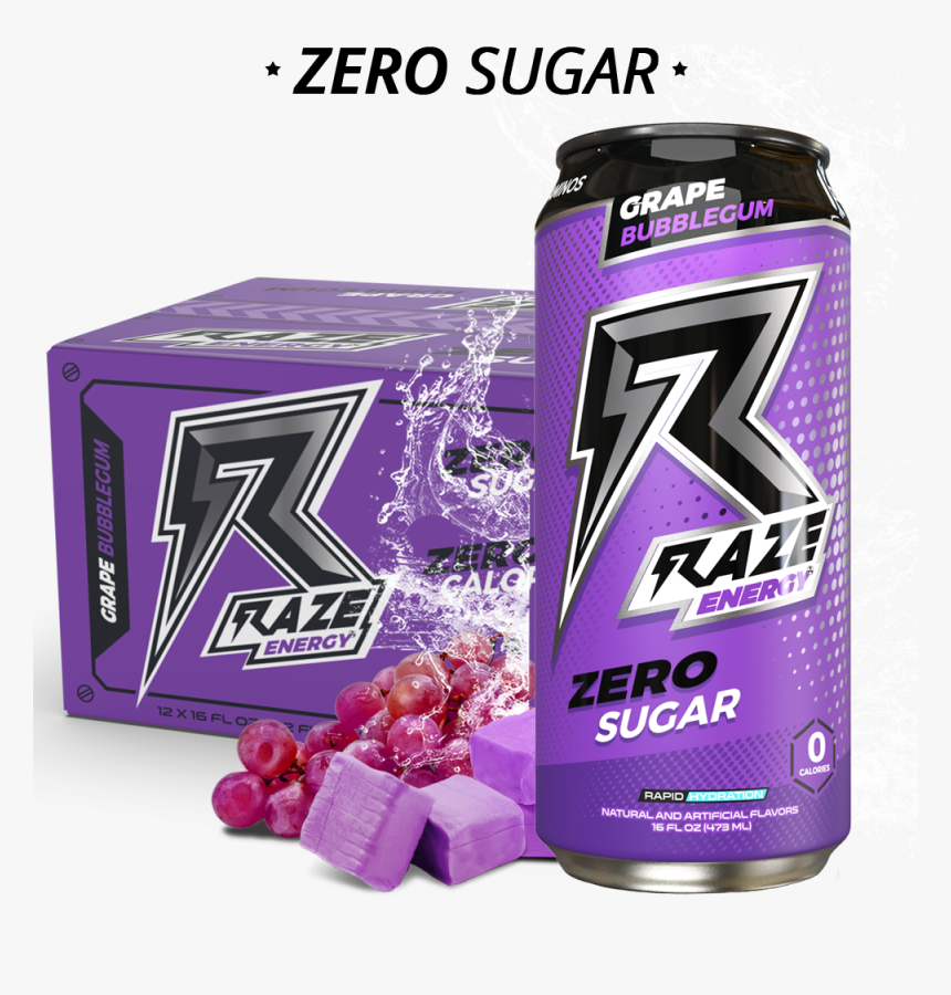 Transparent Monster Drink Png - Raze Energy Drink Flavors, Png Download