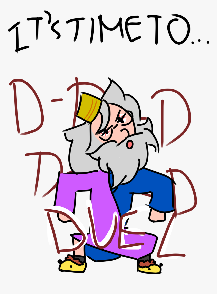 Dumbledore At The Beginning Of The New Dueling Club - Cartoon, HD Png Download