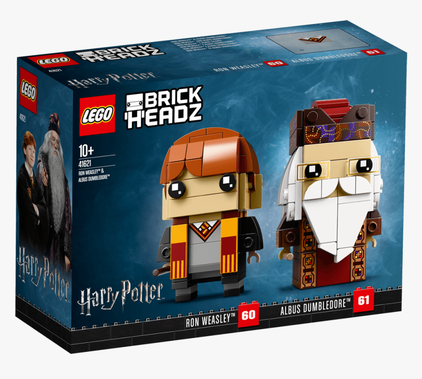 Ron Weasley™ & Albus Dumbledore™ - Lego Brickheadz Ron And Dumbledore, HD Png Download