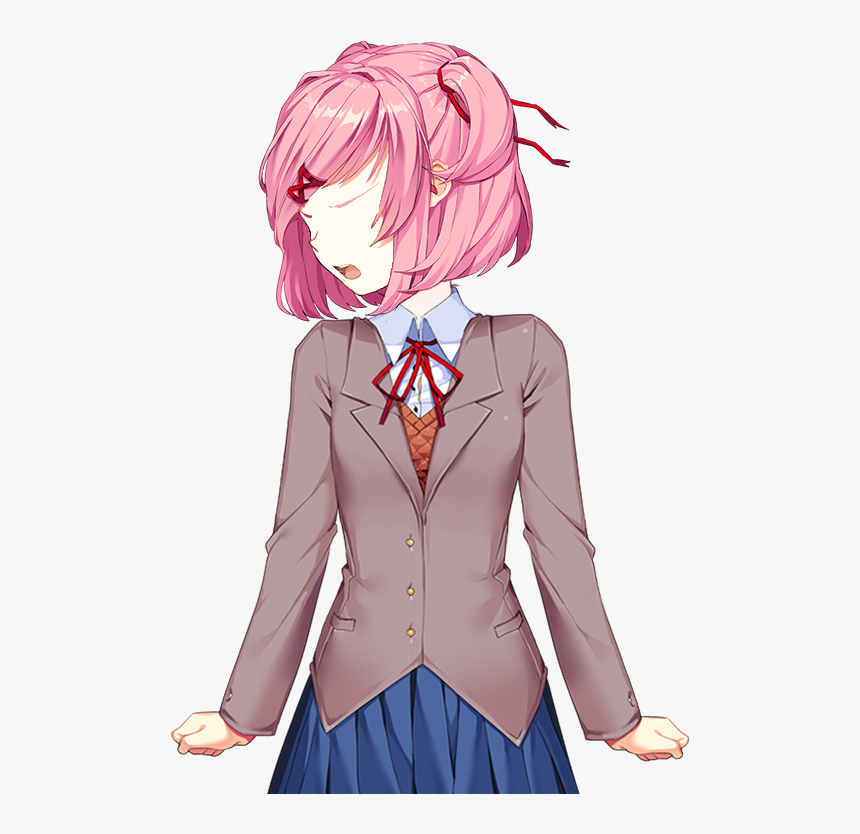 I M Not A Monster Or Something And Yes, I Can See So - Natsuki Ddlc Sprites, HD Png Download