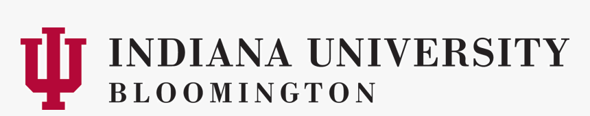 Black University Bloomington Indiana University Logo, HD Png Download