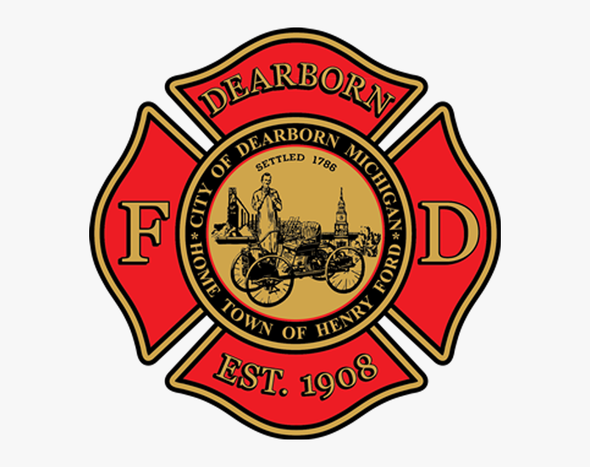 Fire Shield Red Gold600 - City Of Dearborn, HD Png Download