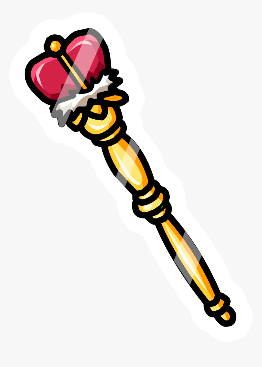 Staff Scepter Clipart - Scepter Cartoon, HD Png Download