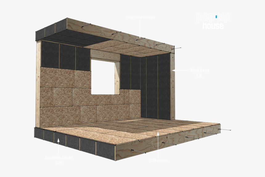Popup House, HD Png Download
