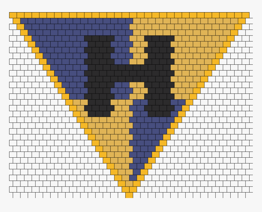 Harry Potter Hufflepuff Crest Kandana Bead Pattern - Bead, HD Png Download