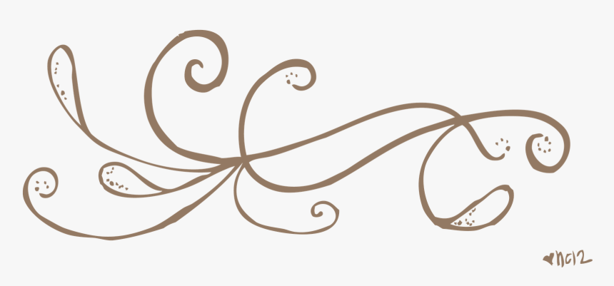 Transparent Swirl Pattern Png - Fancy Lines With Transparent Background, Png Download