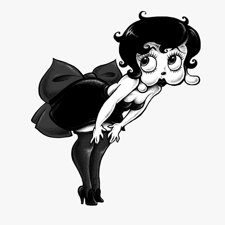 Transparent Caricature Png - Betty Boop 1930 Dizzy Dishes, Png Download