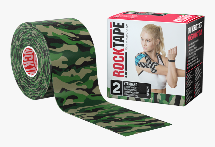 Standard Regular Camo Green - Rock Tape Blue, HD Png Download