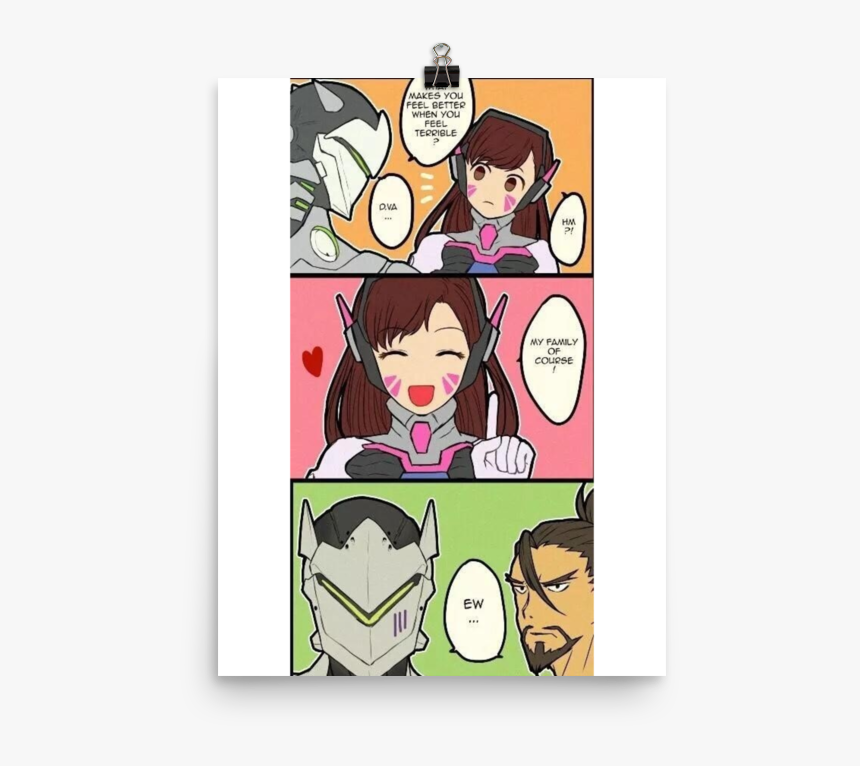 Dva And Oni Genji, HD Png Download