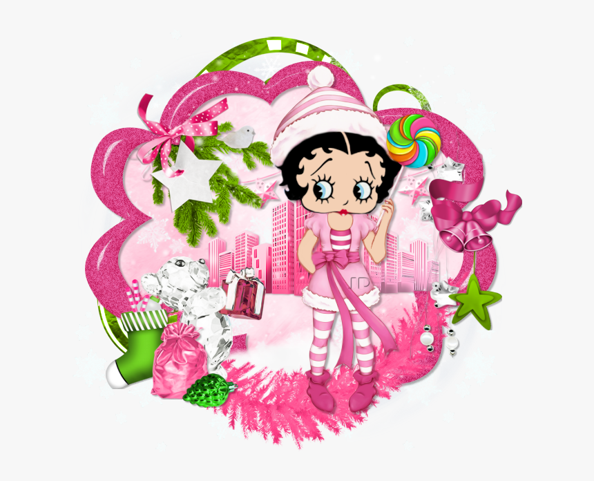 Betty Boop Pictures, Summer Wreath, Christmas 2016, - Betty Boop Summer, HD Png Download