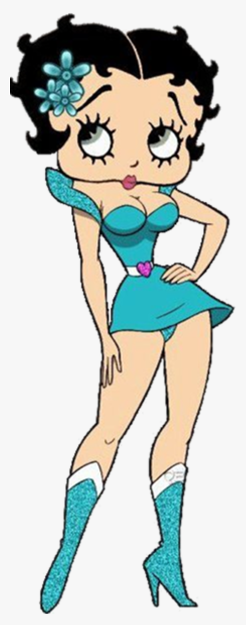 Betty23 1 - Betty Boop Face Tattoos, HD Png Download