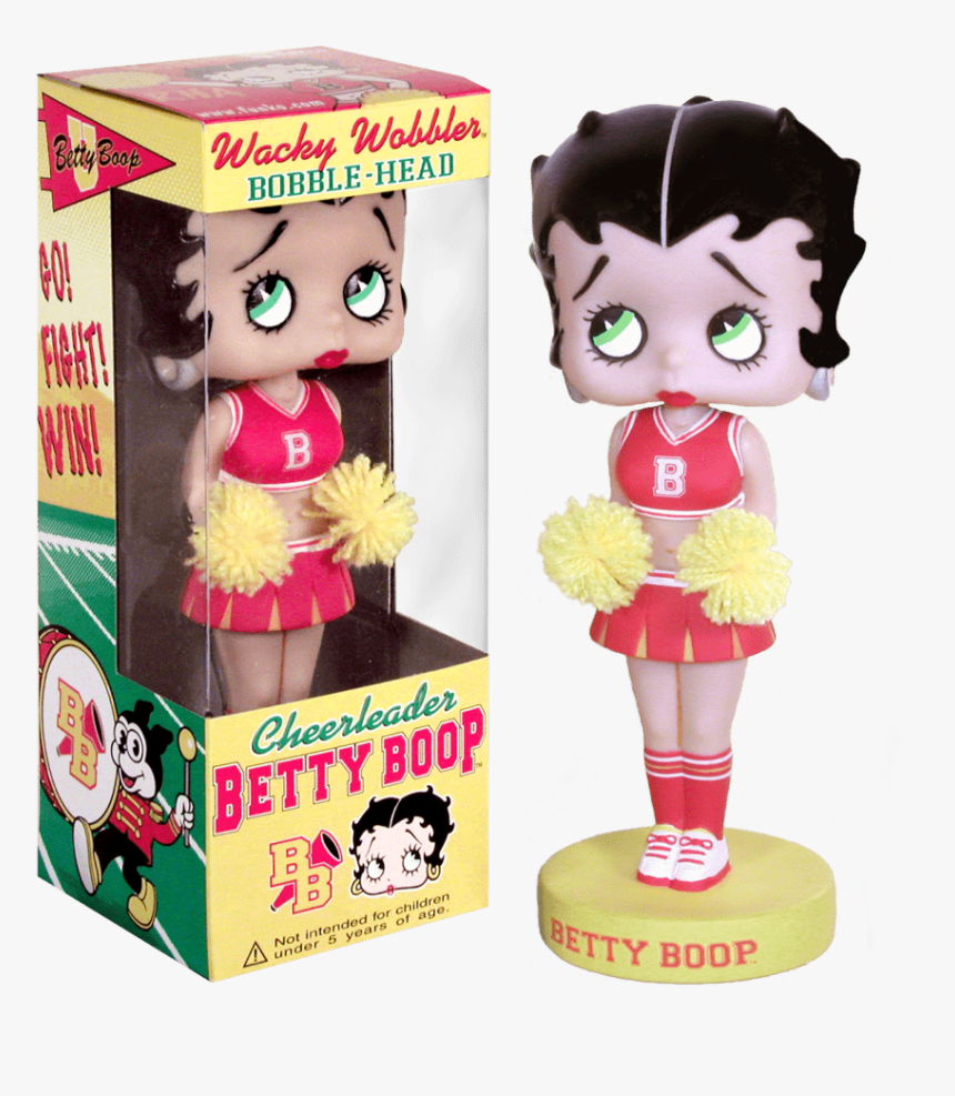 Funko Wacky Wobbler Betty Boop Cheerleader, HD Png Download