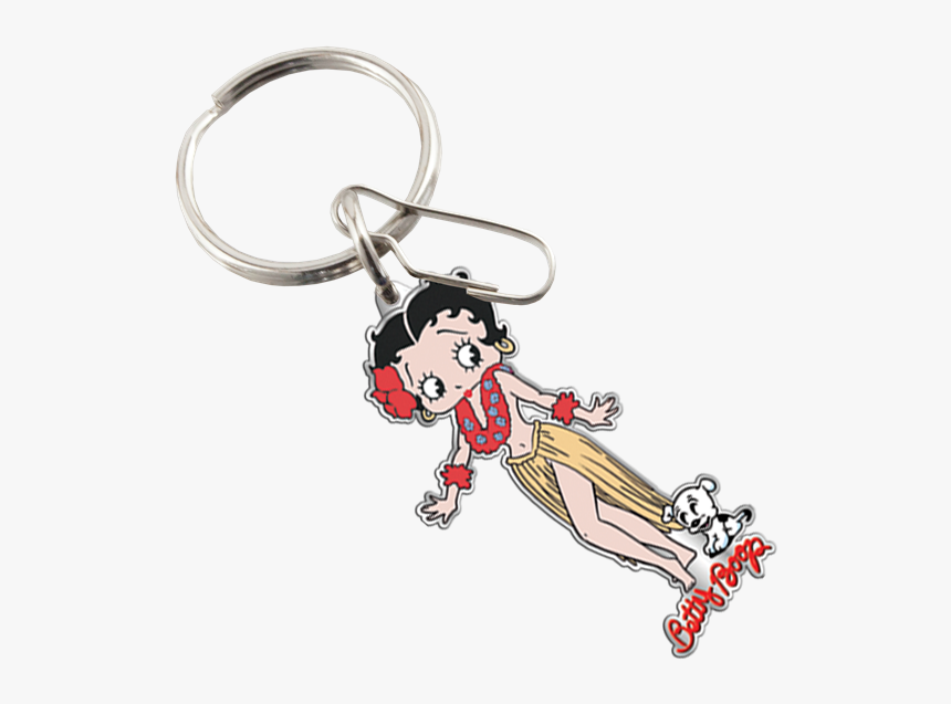 Picture Of Betty Boop Aloha Enamel Key Chain - Betty Boop Keychain, HD Png Download