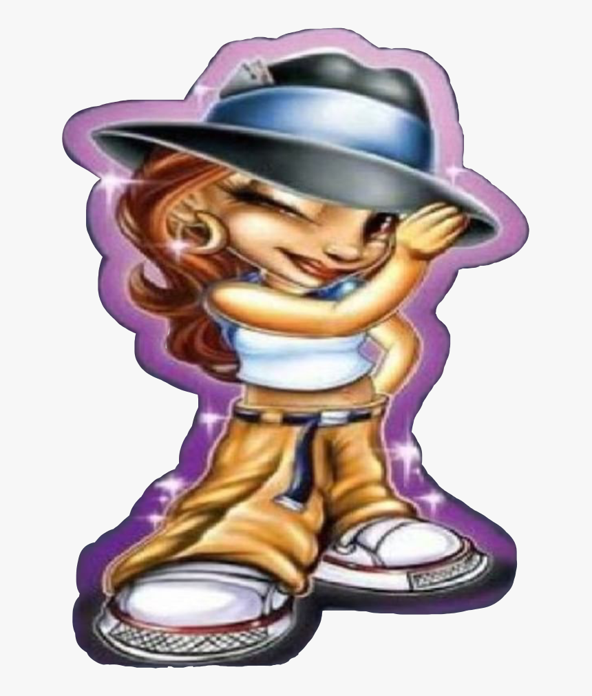 Transparent Latina Clipart - Chola Girl Sticker, HD Png Download