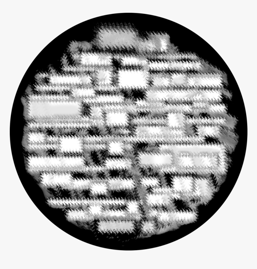 Apollo Design Sr-6192 Blurry Brick B&w Superresolution - Circle, HD Png Download
