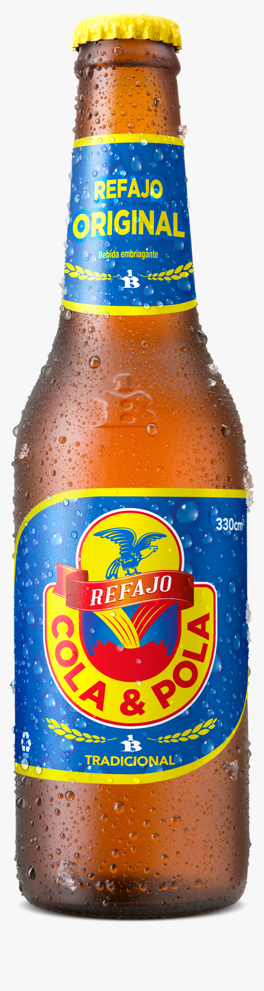 Botella De Cerveza - Cola Y Pola, HD Png Download