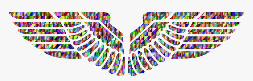 This Free Icons Png Design Of Chromatic Triangular - Eagle Wings Logo Png, Transparent Png