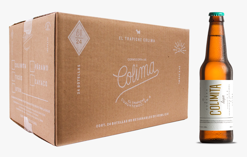 Cartón 24 Piezas Colimita - Cerveza Colimita, HD Png Download
