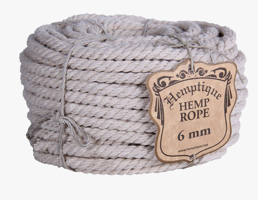 6mm Hemp Rope - Label, HD Png Download