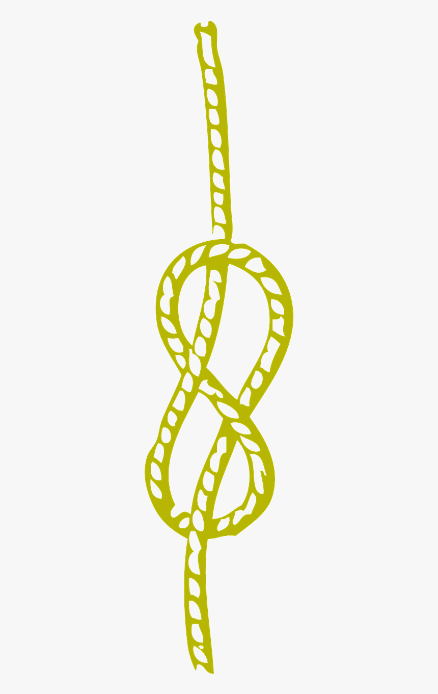 Knot Yellow Rope Free Picture - Knotted Rope Clipart, HD Png Download