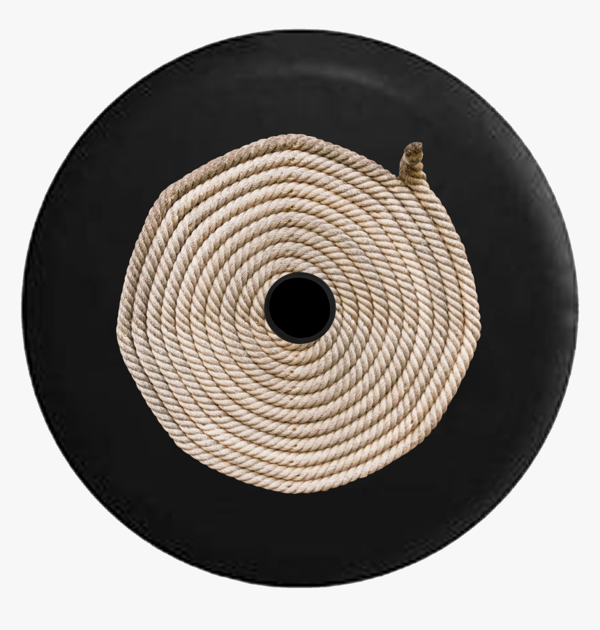 Jeep Wrangler Jl Backup Camera Coiled Rope Nautical - Circle, HD Png Download