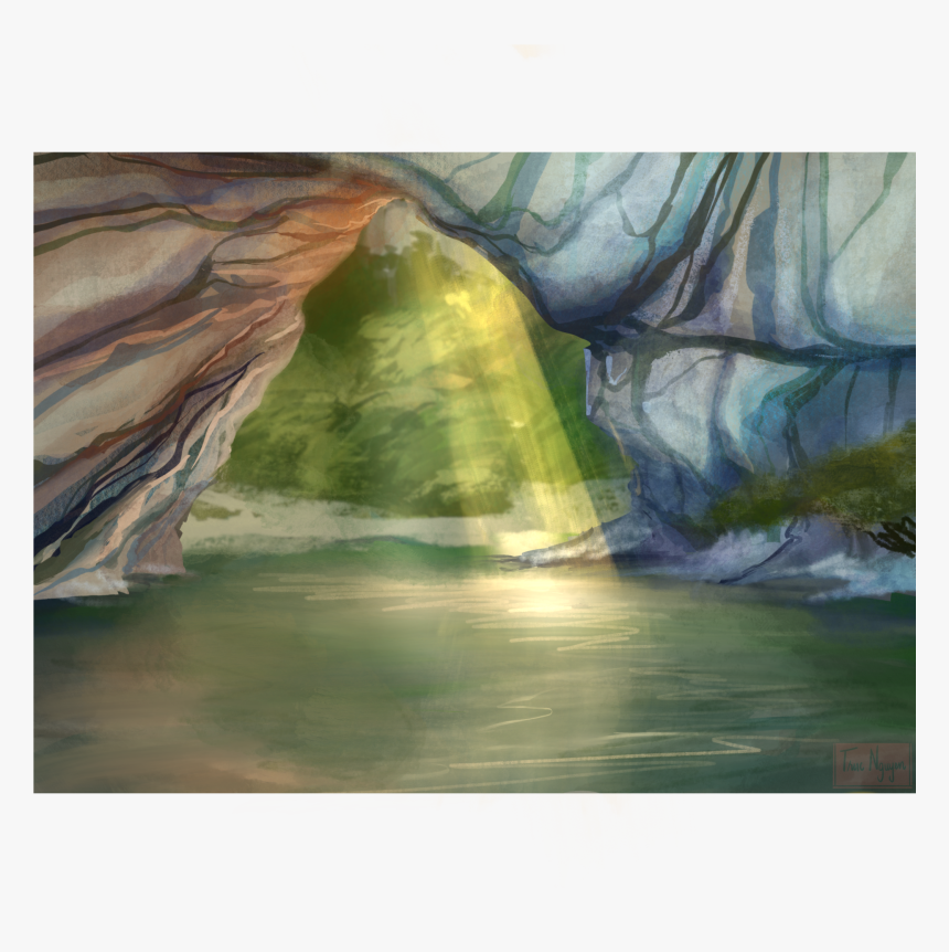 God Ray - Painting - Painting, HD Png Download