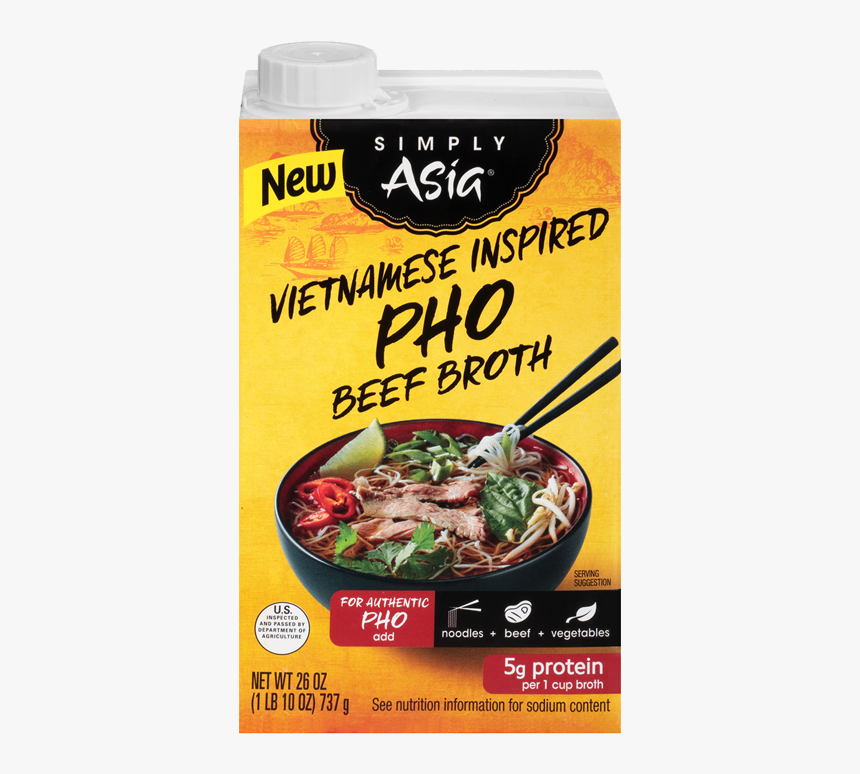 Vietnamese Inspired Pho Beef Broth - Simply Asia Japanese Style Ramen Noodles, HD Png Download