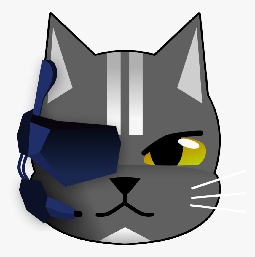 Spy, Headset, Google Glass, Cat, Animal, Face - Futuristic Cat, HD Png Download