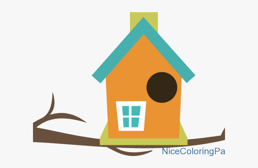 Bird House Clipart Animated Bird - House Warming Invitation Png, Transparent Png