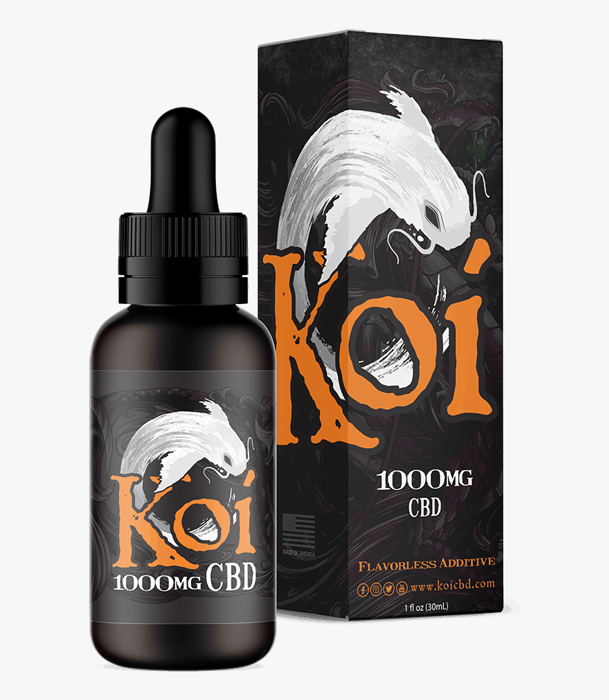 1000mg Bottle Of Koi White Cbd Flavorless Additive - Koi Cbd Pink Lemonade, HD Png Download
