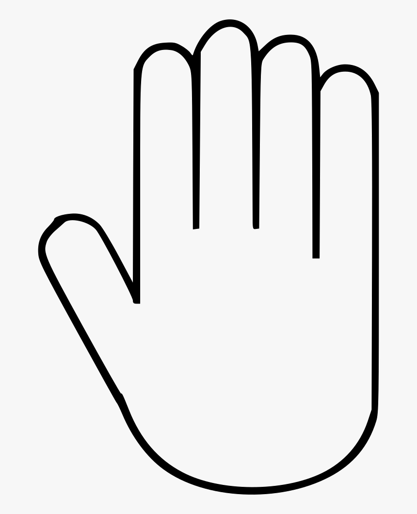 High Five Five Gesture Stop, HD Png Download