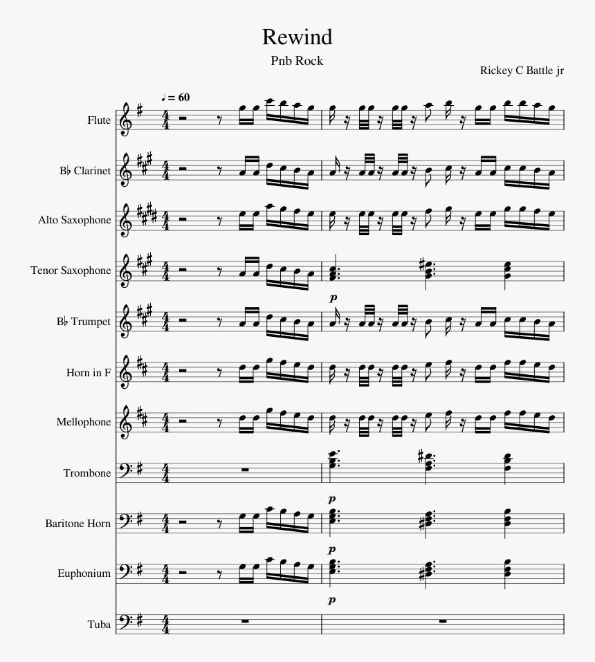 Careless Whisper Clarinet Melody, HD Png Download