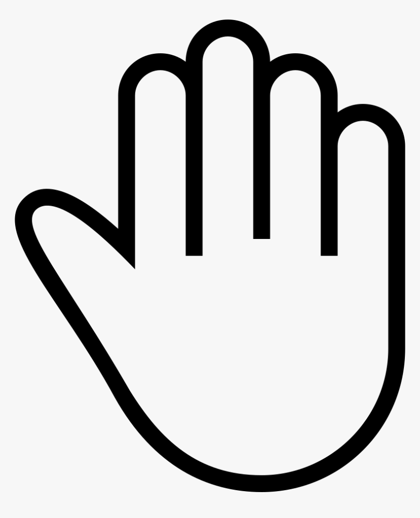 High Five Stroke Gesture Symbol - Crowd Volunteer Vector, HD Png Download